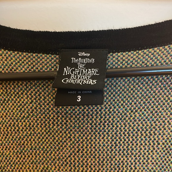 Torrid Disney The Nightmare Before Christmas Sally Cardigan Button Front Sweater - Picture 7 of 8